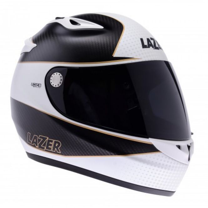 Hovedbilde Lazer Kestrel CL Signature Hvit Carbon helhjelm (ikke intercom klar)