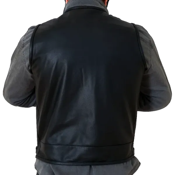 Bullfighter Buffalo Skinnvest V-cut Svart Svart