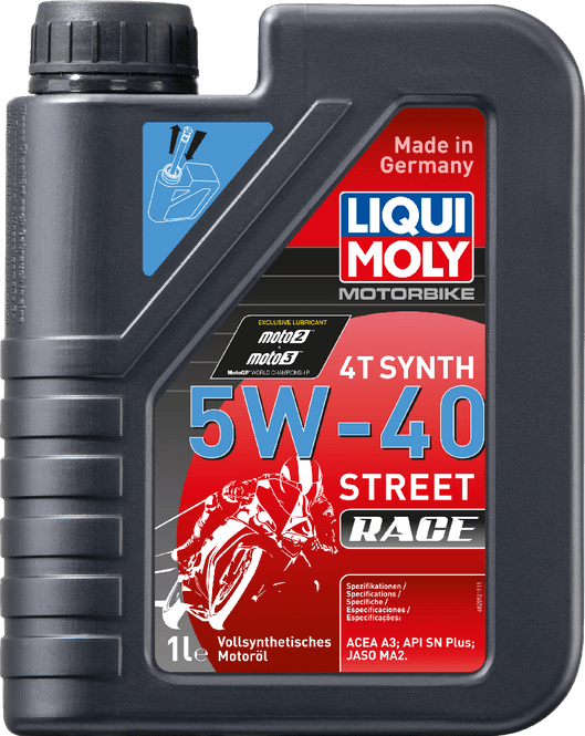 Hovedbilde Liqui Moly MC 4T SYNTH 5W-40 Street Race 1 Liter