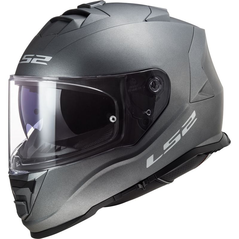 LS2 MC-Hjelm FF800 Storm Solid Matt Titanium Grå