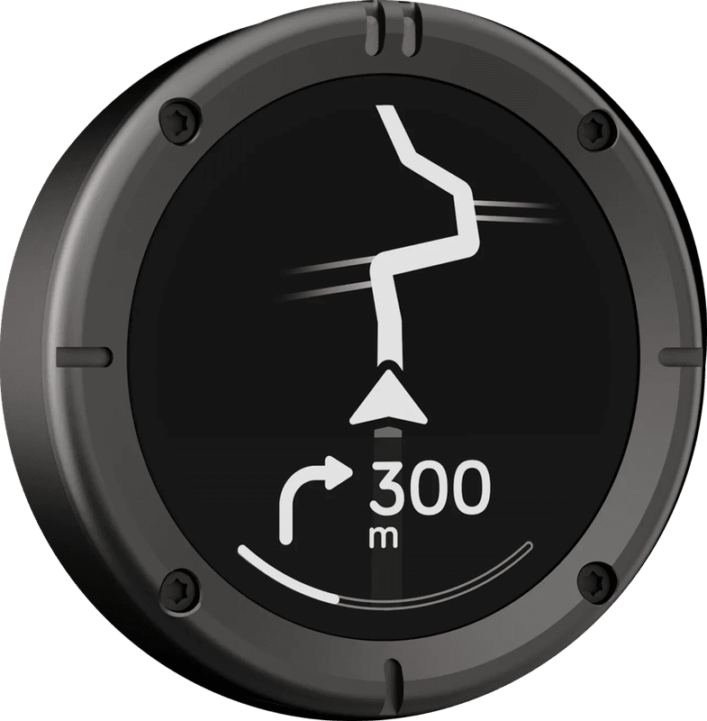 Beeline Moto II GPS Metallic Grå Mini-GPS for MC