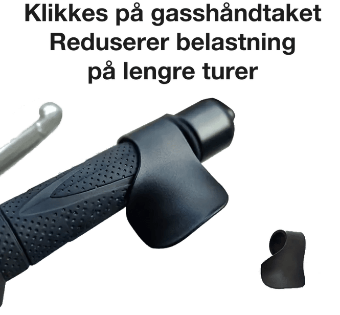 Hovedbilde Cruisecontrol for MC, klikkes på gasshåndtaket
