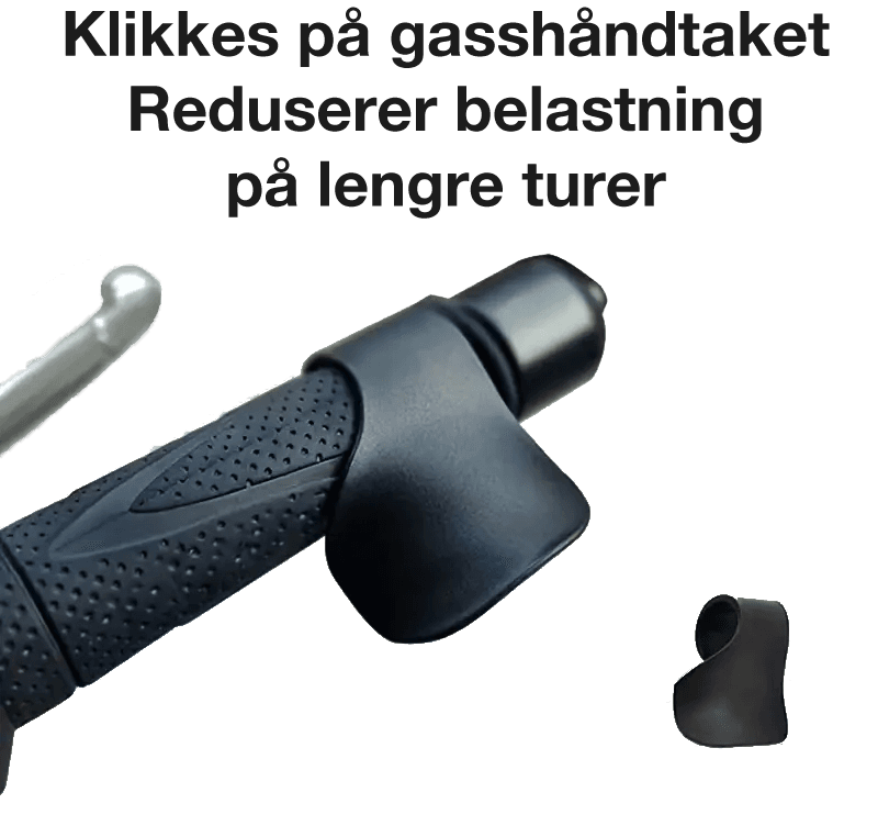 Cruisecontrol for MC, klikkes på gasshåndtaket