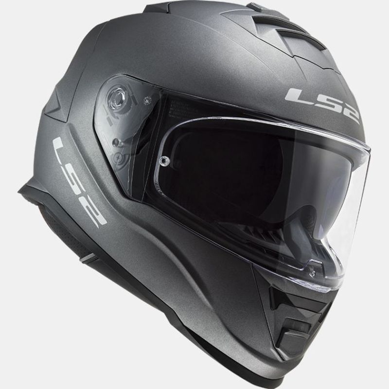LS2 MC-Hjelm FF800 Storm Solid Matt Titanium Grå