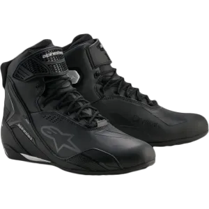 Hovedbilde Alpinestars MC-Sko Faster 4 Svart/Hvit Drystar membran