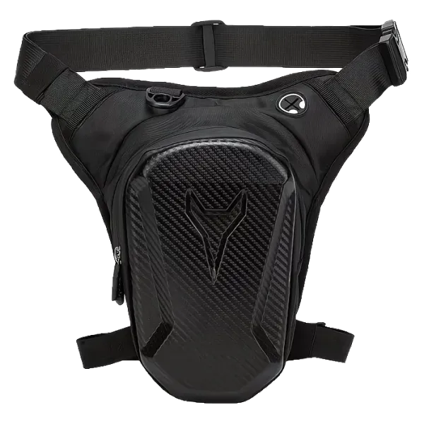 Hoftebag/skulderbag Carbon look, Svart Carbon