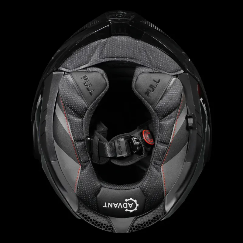 LS2 ÅpningsHjelm FF901 Advant X Matt Carbon 